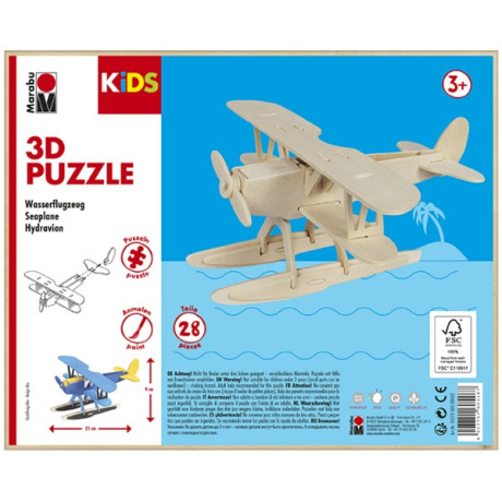 3D Puzzle Hydroplán 9x 21cm Marabu