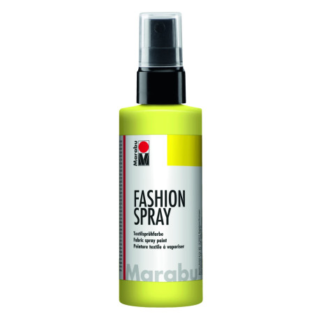 Fashion sprej na světlý textil citronový 100 ml Marabu