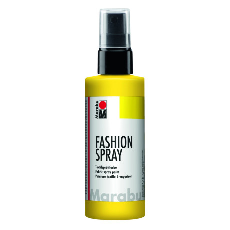 Fashion sprej na světlý textil žlutý 100 ml Marabu