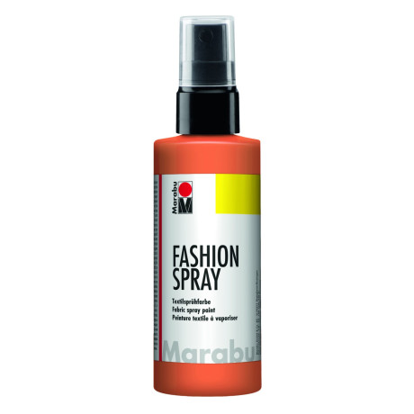 Fashion sprej na světlý textil mandarinkový 100 ml Marabu