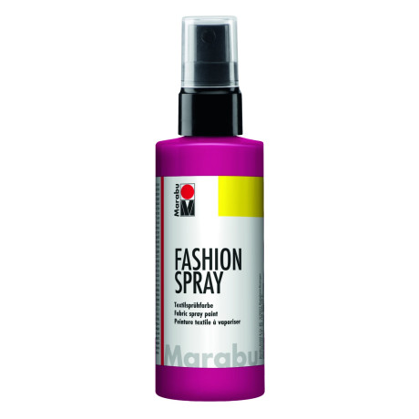 Fashion sprej na světlý textil malinový 100 ml Marabu