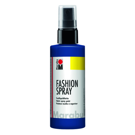 Fashion sprej na světlý textil noční modrý 100 ml Marabu