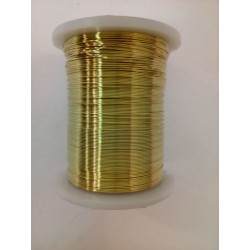 Mosazný drátek Zlatá barva 0,3 mm, 10 m