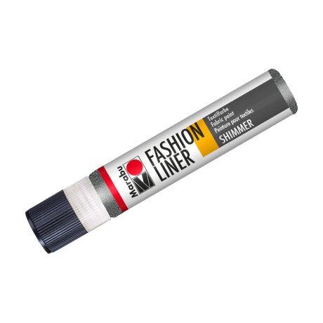 Fashion liner šedý třpytivý 25ml Marabu