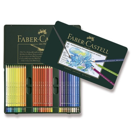 Faber Castell Akvarelové Pastelky 60 ks Albrecht Dürer v plechové krabičce