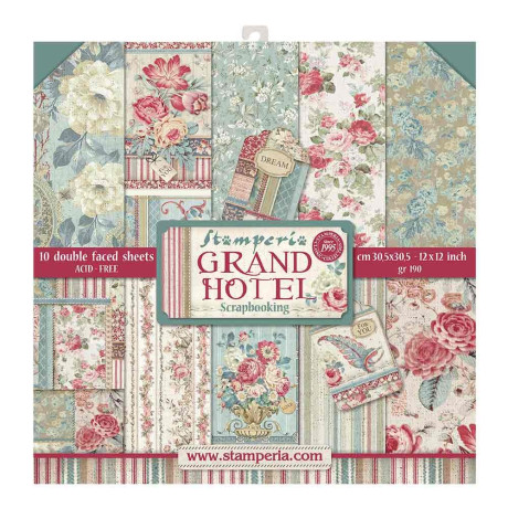 Sada papírů na scrapbooking Grand Hotel  Stamperia