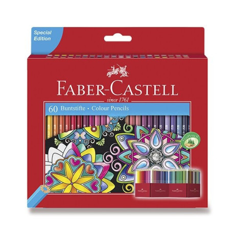 Pastelky sada 60 kusů v papírové kazetě Faber Castell