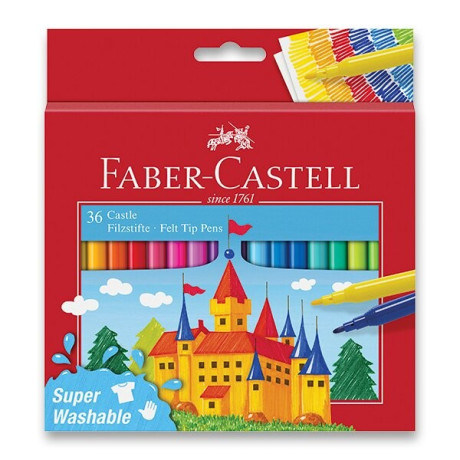 Fixy sada 36 kusů Faber Castell