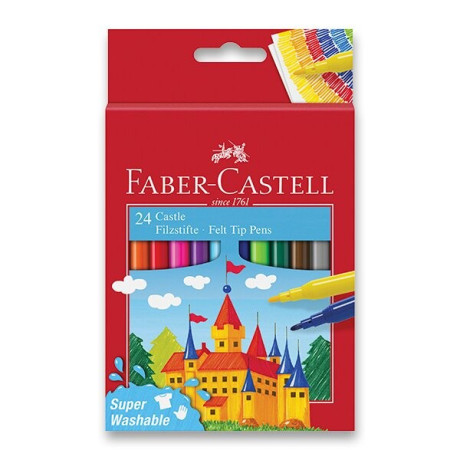 Fixy sada 24 kusů Faber Castell