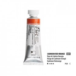 Akvarelová mistrovská barva Cadmium Red orange PWC 15 ml ShinHanart