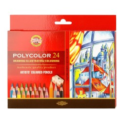 Pastelky Polycolor 24ks sada v papírové krabičce KOH-I-NOOR