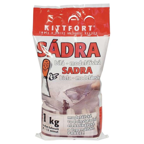 Sádra modelářská bílá 1 kg