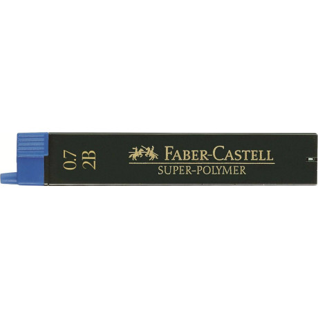 Tuhy do mikrotužky 2B 60 mm 0.7 mm 12 kusů Faber Castell