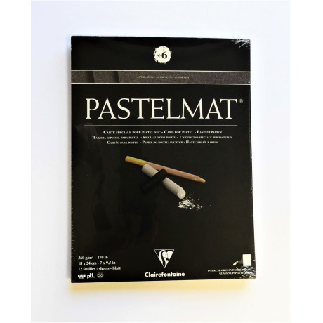 Blok na pastel 18x24 cm 12 listů 360g/m² č.6 Pastelmat Clairefontaine