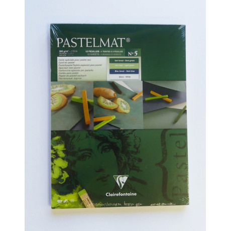 Blok na pastel 18x24 cm 12 listů 360g/m² č.5 Pastelmat Clairefontaine