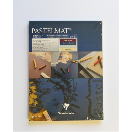 Blok na pastel 18x24 cm 12 listů 360g/m² č. 4 Pastelmat Clairefontaine