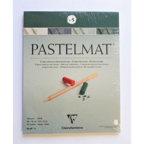 Blok na pastel 24x30 cm 12 listů 360g/m² č.5 Pastelmat Clairefontaine