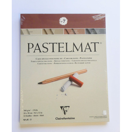 Blok na pastel 24x30 cm 12 listů 360g/m² č.7 Pastelmat Clairefontaine