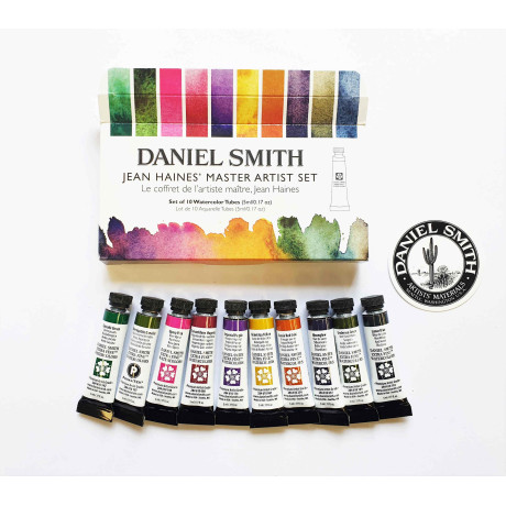 Daniel Smith akvarelové barvy 10x5ml Jean Haines master artist set