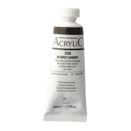 Akrylová barva Burnt Umber 556 ShinHan 50ml