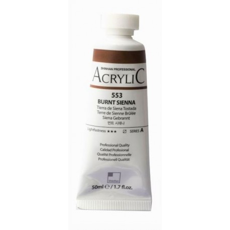 Akrylová barva Burnt Sienna 553 ShinHan 50ml