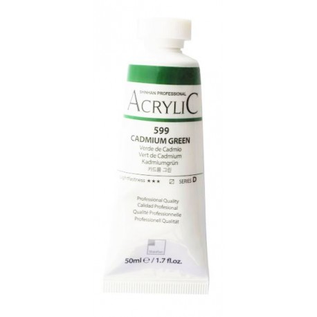 Akrylová barva Cadmium Green 599 ShinHan 50ml