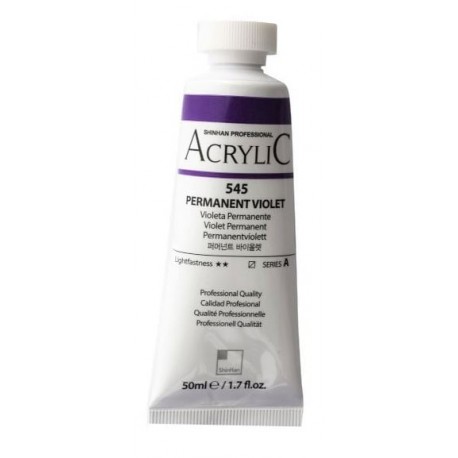 Akrylová barva Permanent Violet 545 ShinHan 50ml