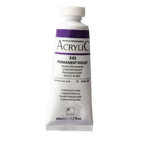 Akrylová barva Permanent Violet 545 ShinHan 50ml