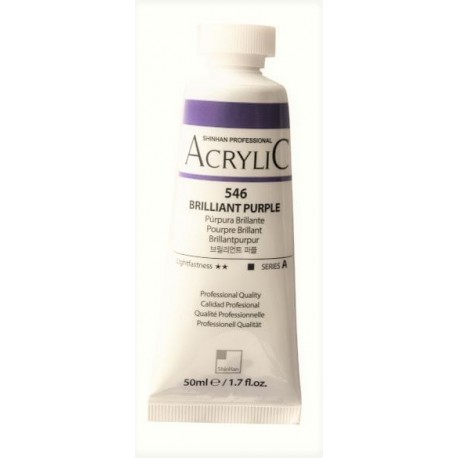 Akrylová barva Brilliant Purple 546 ShinHan 50ml