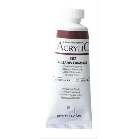 Akrylová barva Alizarin Crimson 502 ShinHan 50ml