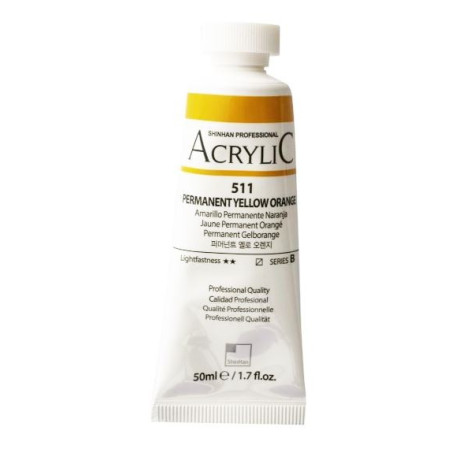 Akrylová barva Permanent Yellow Orange 511 ShinHan 50ml