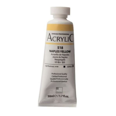 Akrylová barva Naples yellow 518 ShinHan 50ml