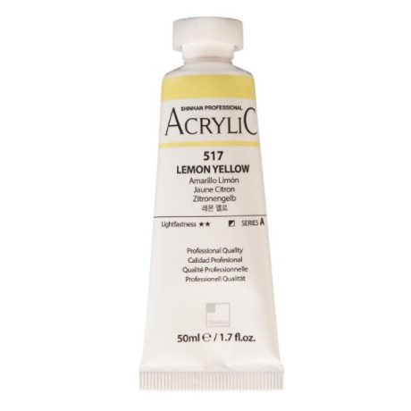 Akrylová barva Lemon yellow 517 ShinHan 50ml