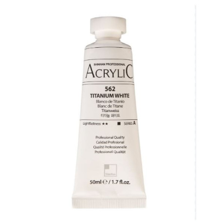 Akrylová barva Titanium white 562 ShinHan 50ml