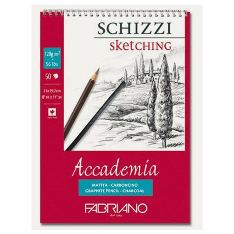 Skicák A4 50 listů 120g/m² Accademia Fabriano