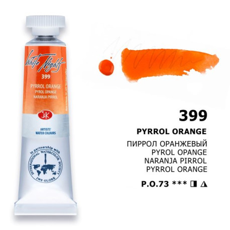 Akvarelová barva Pyrrol orange 399 White Nights Nevskaya Palitra 10 ml