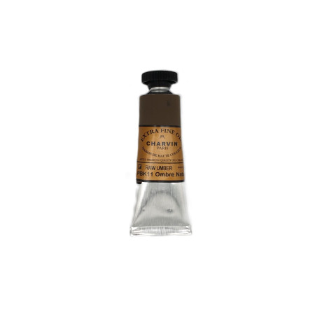 Olejová barva 191 Raw Umber Charvin Paris Extra Fine 20 ml