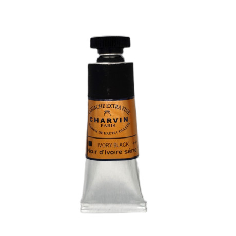 Kvašová barva 385 Ivory Black 20 ml Charvin Paris Extra Fine