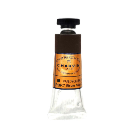 Kvašová barva 279 Van Dyck Brown 20 ml Charvin Paris Extra Fine