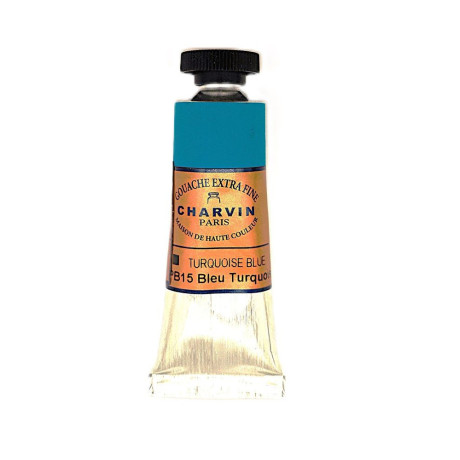 Kvašová barva 200 Turquoise Blue 20 ml Charvin Paris Extra Fine