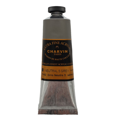 Akrylová barva 996 Neutral 5 Grey Charvin Paris Extra Fine 60 ml