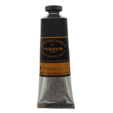 Akrylová barva 039 Intense Black Charvin Paris Extra Fine 60 ml