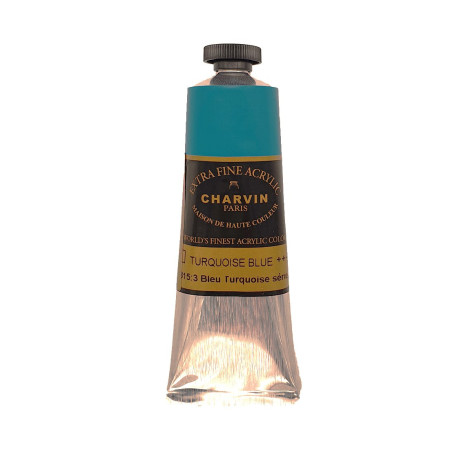 Akrylová barva 650 Turquoise Blue Charvin Paris Extra Fine 60 ml