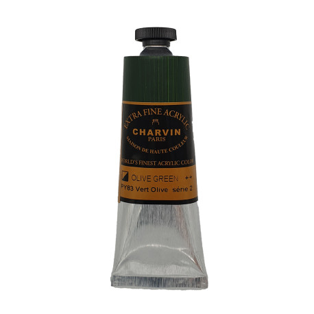 Akrylová barva 735 Olive Green Charvin Paris Extra Fine 60 ml