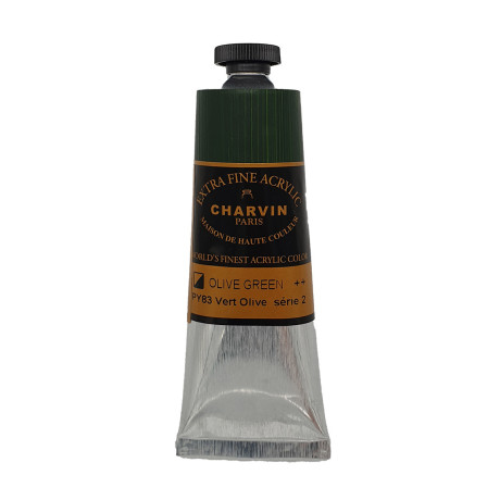 Akrylová barva 735 Olive Green Charvin Paris Extra Fine 60 ml