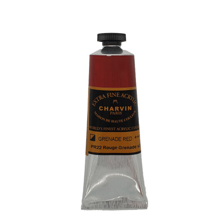 Akrylová barva 483 Grenade Red Charvin Paris Extra Fine 60 ml