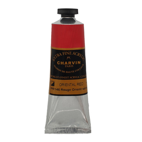 Akrylová barva 373 Oriental Red Charvin Paris Extra Fine 60 ml