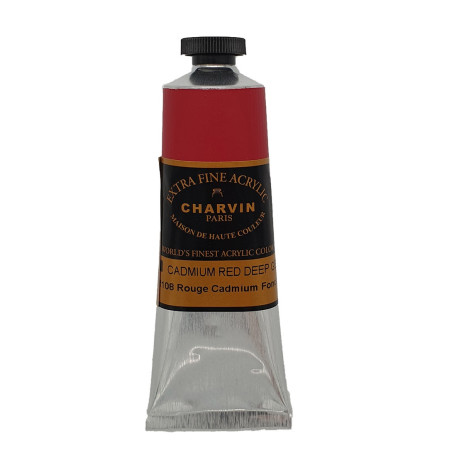 Akrylová barva 490 Cadmium Red Deep GEN Charvin Paris Extra Fine 60 ml