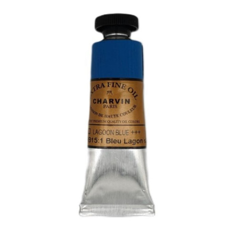 Olejová barva Blue Lagoon 111 extra fine Charvin Paris tuba 20 ml