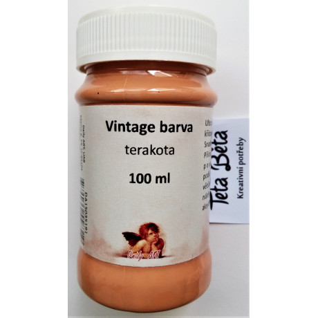 Barva Vintage, akrylová, terakota, 100 ml